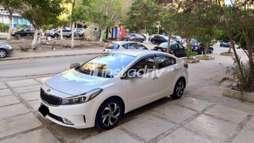 Kia Cerato 2018 White Automatic Used for Sale in Nasr city - 2