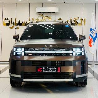 هيونداي سانتافى 2025 أبيض أوتوماتيك مستعملة للبيع في مدينة الشيخ زايد