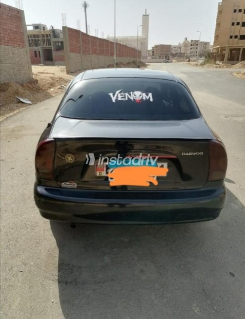دايو لانوس 2 2001 أسود أوتوماتيك مستعملة للبيع في الهرم - 3
