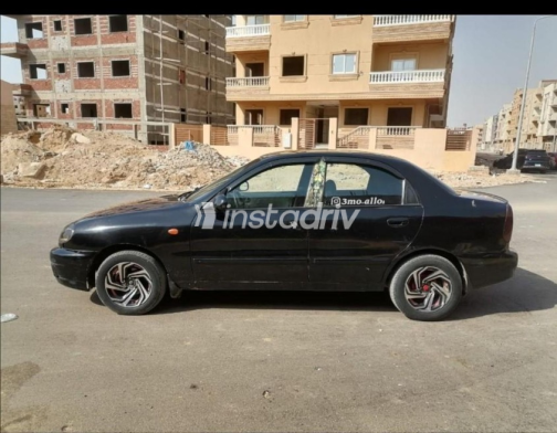 دايو لانوس 2 2001 أسود أوتوماتيك مستعملة للبيع في الهرم - 4