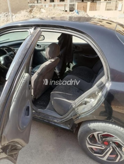 دايو لانوس 2 2001 أسود أوتوماتيك مستعملة للبيع في الهرم - 5