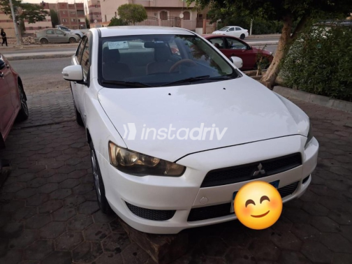 Mitsubishi Lancer EX Shark 2015 White Automatic Used for Sale in Cairo - 2
