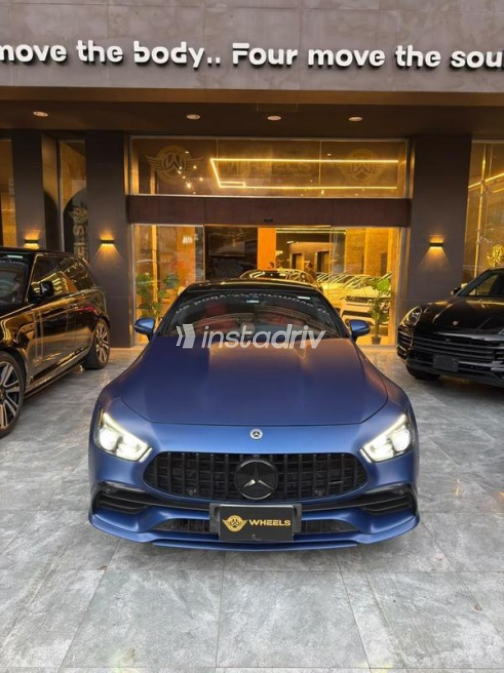 Mercedes GT 43 2022 Dark Blue Automatic Used for Sale in Cairo - 1