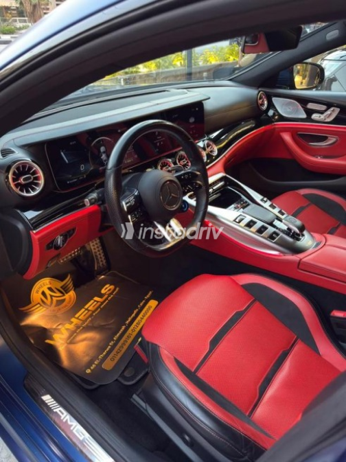 Mercedes GT 43 2022 Dark Blue Automatic Used for Sale in Cairo - 8