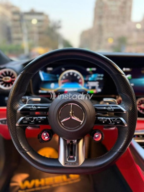 Mercedes GT 43 2022 Dark Blue Automatic Used for Sale in Cairo - 9