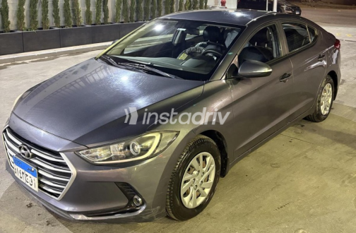 Hyundai Elantra AD 2019 Dark Gray Automatic Used for Sale in Cairo - 1