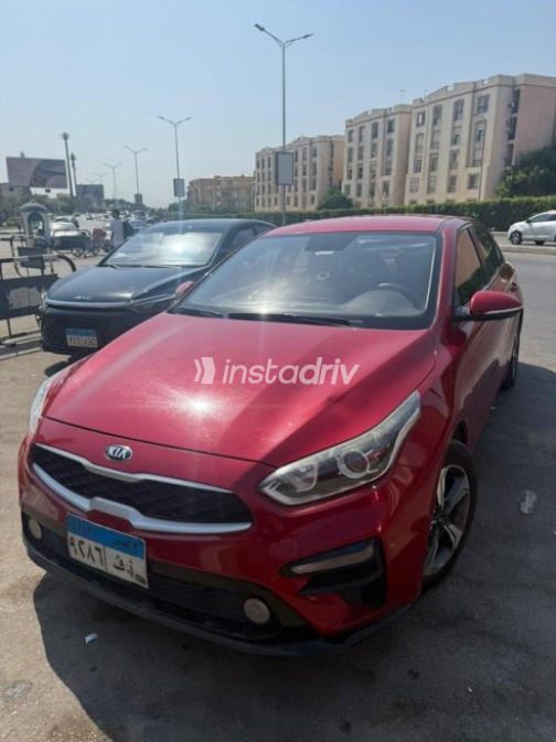 كيا سيراتو 2019 أحمر أوتوماتيك مستعملة للبيع في حدائق الاهرام - 4
