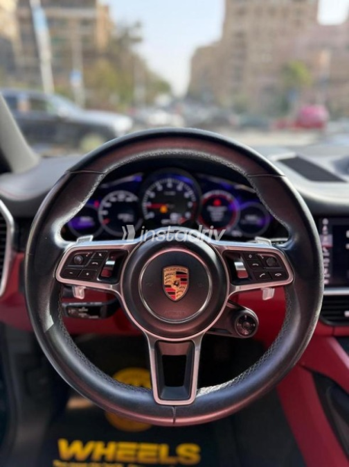 Porsche Cayenne 2020 Black Automatic Used for Sale in Cairo - 9
