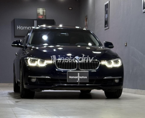 BMW 320 2019 Dark Blue Automatic Used for Sale in Damietta - 1