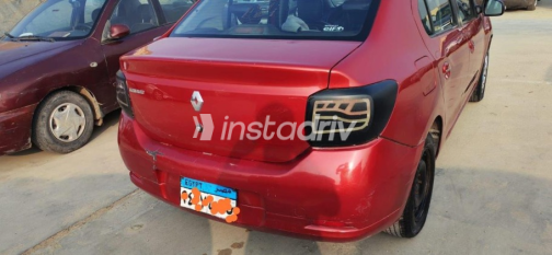 رينو لوجان 2015 أحمر غامق أوتوماتيك مستعملة للبيع في الإسكندرية - 2