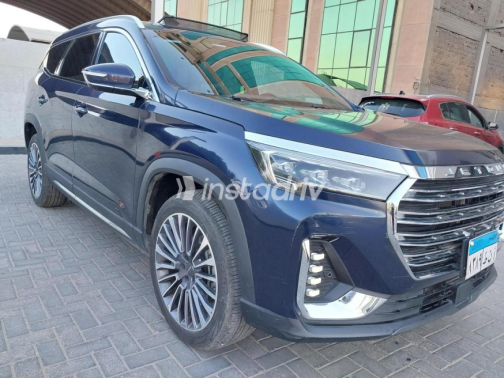 Jetour X90 2024 Dark Blue Automatic Used for Sale in Maadi - 2