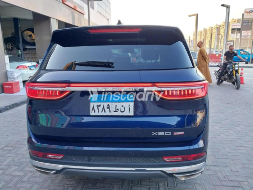 Jetour X90 2024 Dark Blue Automatic Used for Sale in Maadi - 8