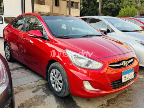 Hyundai Accent RB 2016 Red Automatic Used for Sale in Nasr city - 3