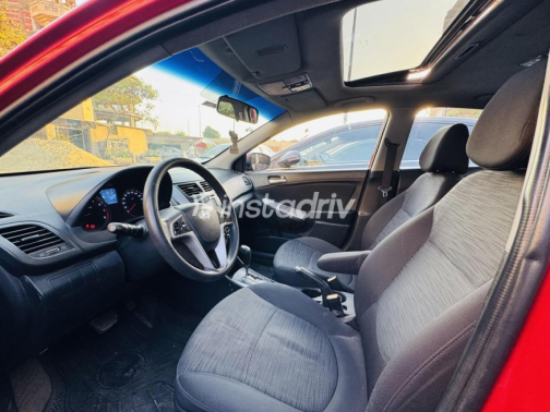 Hyundai Accent RB 2016 Red Automatic Used for Sale in Nasr city - 9