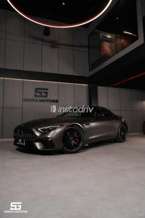 مرسيدس SL Roadster 2024 أبيض أوتوماتيك مستعملة للبيع في القاهرة - 3
