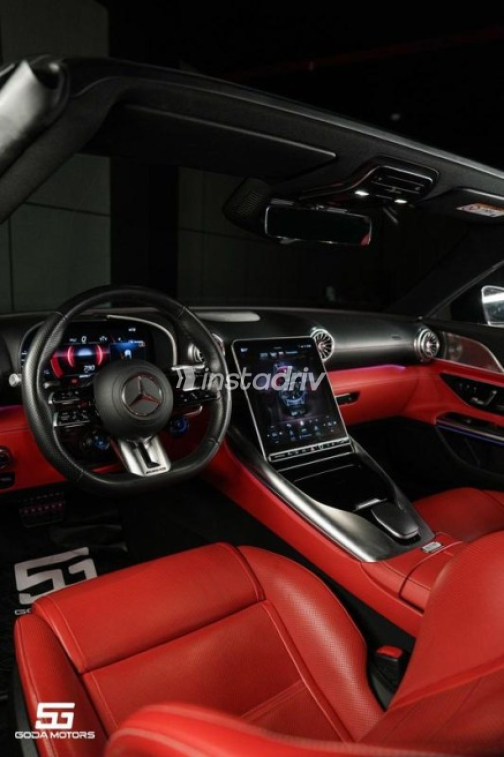 مرسيدس SL Roadster 2024 أبيض أوتوماتيك مستعملة للبيع في القاهرة - 7
