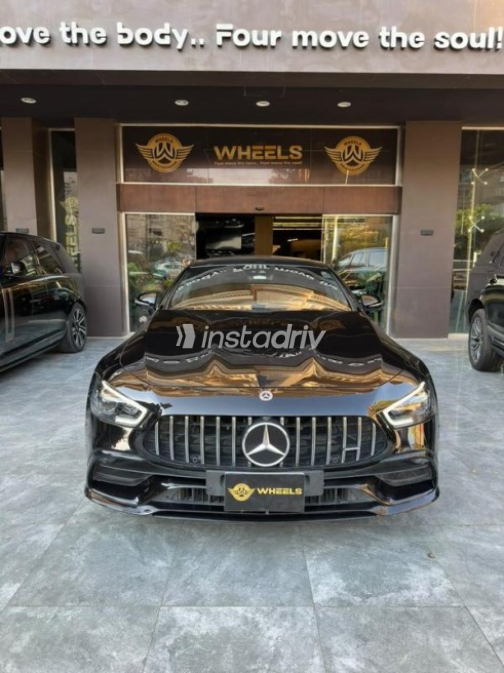 Mercedes GT 43 2021 Black Automatic Used for Sale in Cairo - 2