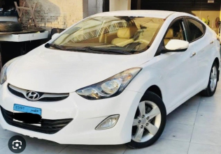 Hyundai Elantra MD 2012 White Automatic Used for Sale in Kafr el-Sheikh