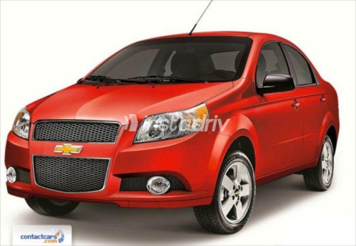 Chevrolet Aveo 2016 Dark Red Automatic Used for Sale in Cairo - 1
