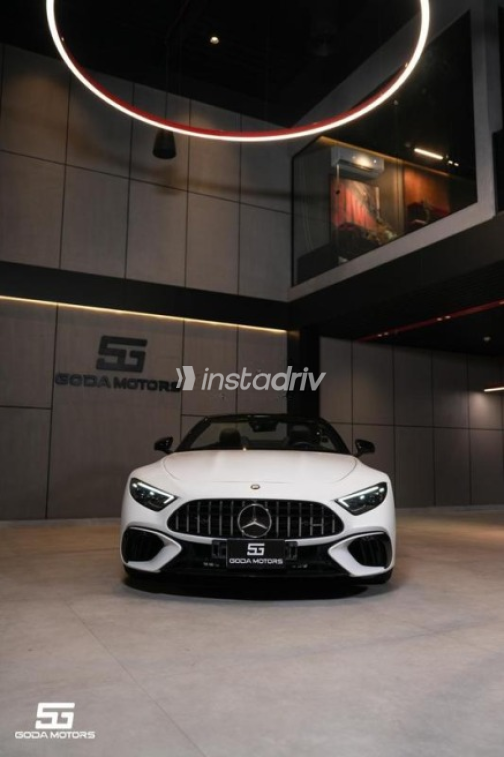 مرسيدس SL Roadster 2024 أبيض أوتوماتيك مستعملة للبيع في القاهرة - 2