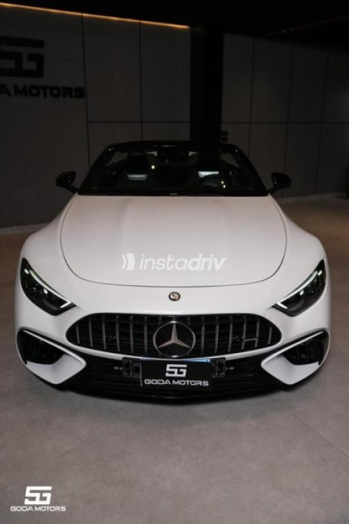 مرسيدس SL Roadster 2024 أبيض أوتوماتيك مستعملة للبيع في القاهرة - 4