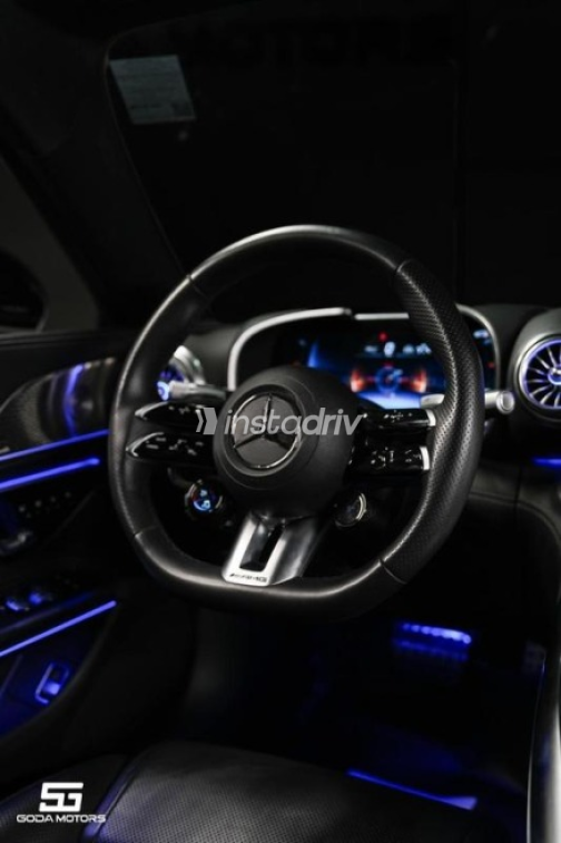 مرسيدس SL Roadster 2024 أبيض أوتوماتيك مستعملة للبيع في القاهرة - 6