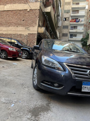 نيسان سنترا 2015 رمادي أوتوماتيك مستعملة للبيع في الإسكندرية