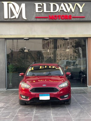 Ford Focus 2017 Dark Red Automatic Used for Sale in Nasr city