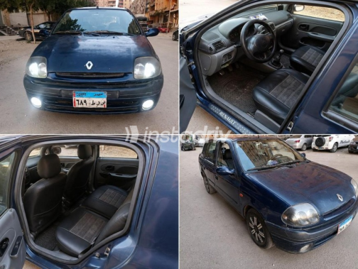 Renault Clio 2002 Blue Automatic Used for Sale in Helwan - 2