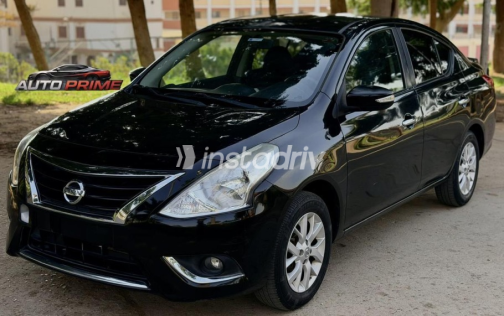Nissan Sunny 2021 Black Automatic Used for Sale in Cairo - 1