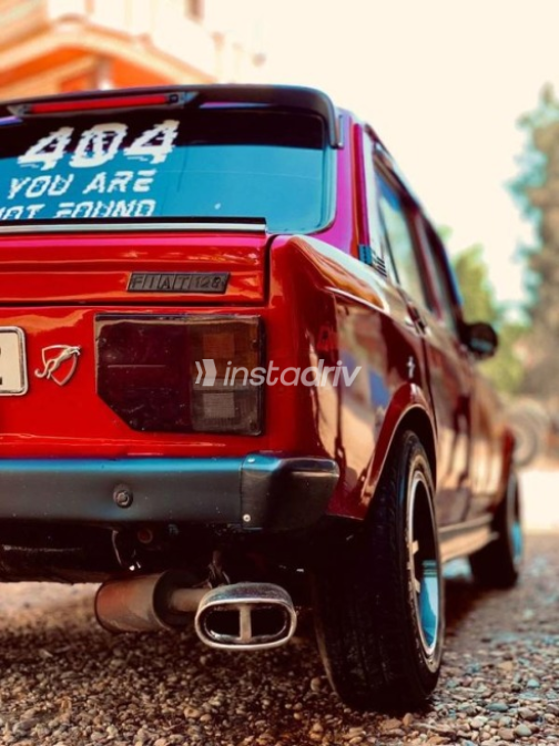 Fiat 1100 1984 Red Automatic Used for Sale in Greater Cairo ( Cairo + Giza) - 4