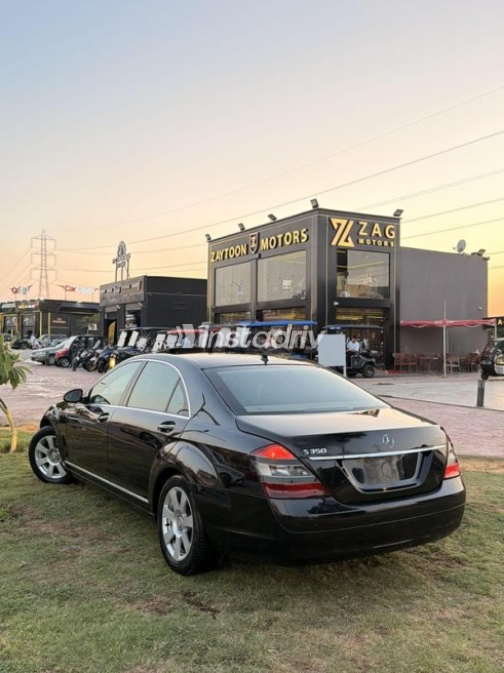 مرسيدس S 350 2009 أسود أوتوماتيك مستعملة للبيع في مدينة الشيخ زايد - 2