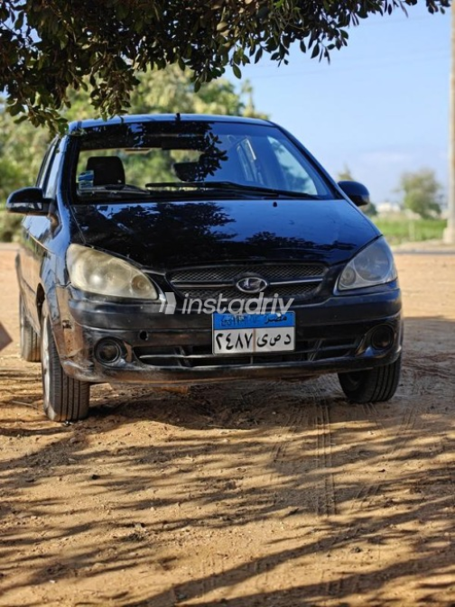 Hyundai Getz 2011 Black Automatic Used for Sale in Mansoura - 1