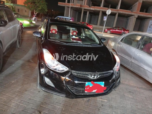 Hyundai Elantra MD 2013 Black Automatic Used for Sale in Sadat City - 2