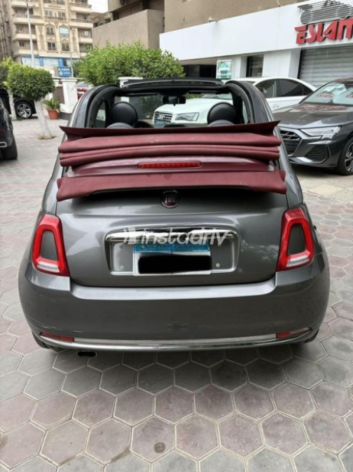 فيات 500C 2020 رمادي أوتوماتيك مستعملة للبيع في مصر الجديدة - 2