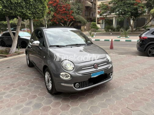فيات 500C 2020 رمادي أوتوماتيك مستعملة للبيع في مصر الجديدة - 3