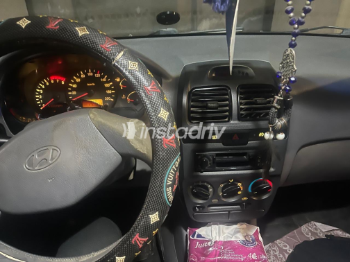 Hyundai Verna 2006 Black Automatic Used for Sale in Greater Cairo ( Cairo + Giza) - 4