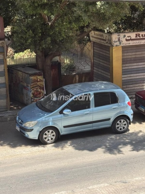 هيونداي جيتز 2008 أزرق أوتوماتيك مستعملة للبيع في المنيا‎ - 1