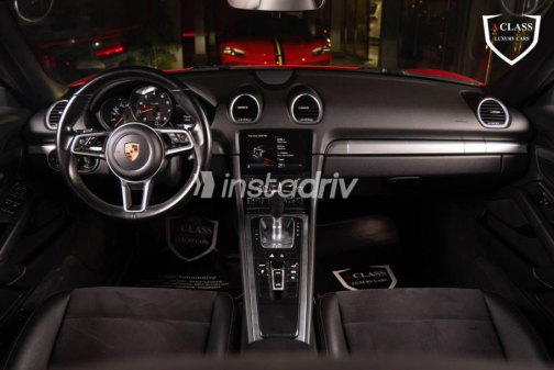 Porsche Boxster 2021 Red Automatic Used for Sale in Sheikh Zayed City - 8