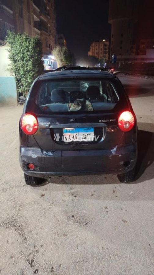 شيفروليه سبارك 2008 أسود أوتوماتيك مستعملة للبيع في الجيزة - 3