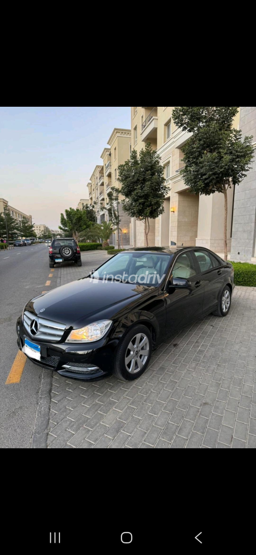 Mercedes C 180 2014 Black Automatic Used for Sale in Greater Cairo ( Cairo + Giza) - 1