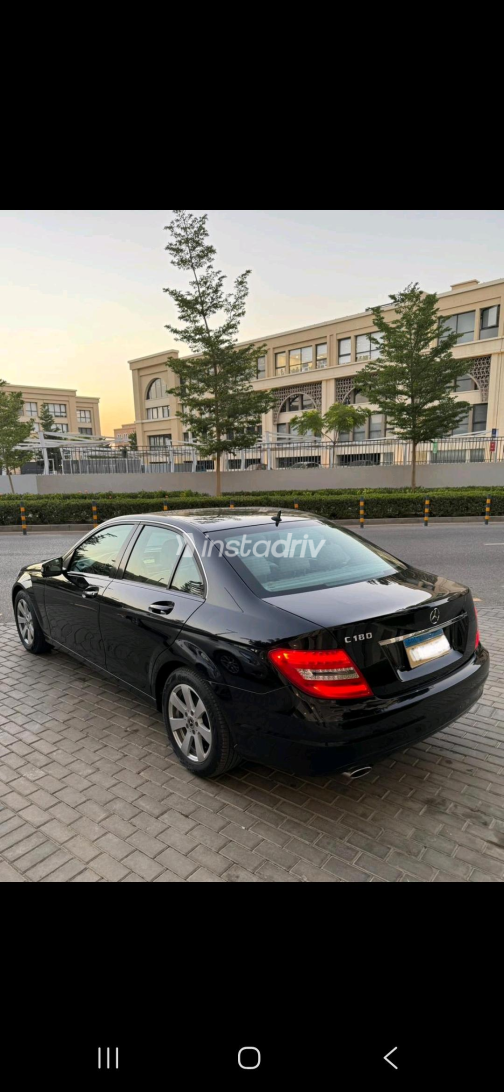 Mercedes C 180 2014 Black Automatic Used for Sale in Greater Cairo ( Cairo + Giza) - 8