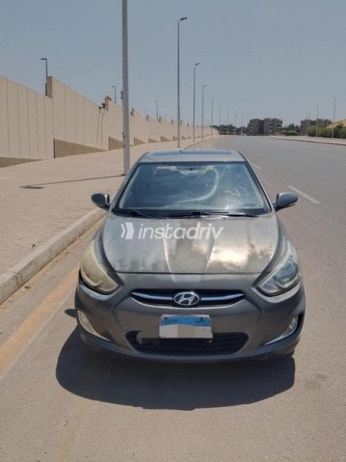 Hyundai Accent RB 2015 Gray Automatic Used for Sale in Giza - 1