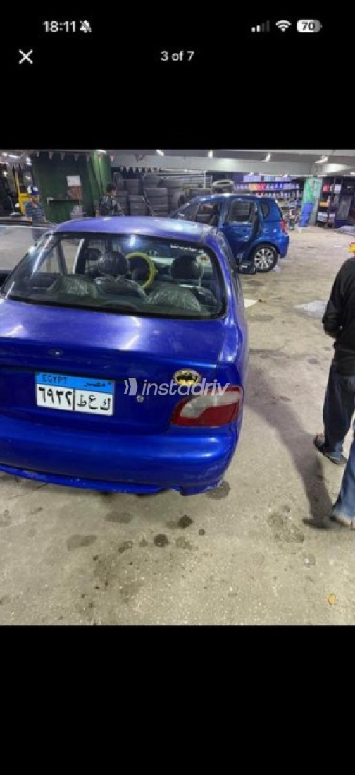 Hyundai Accent 1998 Blue Automatic Used for Sale in Ain Shams - 5
