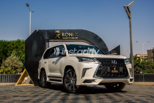 Lexus Lx 2020 White Automatic Used for Sale in Cairo - 2