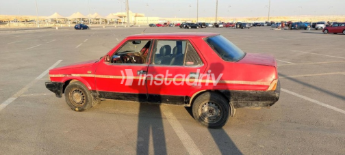فيات ريجاتا 1985 أحمر أوتوماتيك مستعملة للبيع في القاهرة - 5