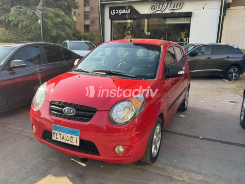 Kia Picanto 2010 Red Automatic Used for Sale in Nasr city - 3