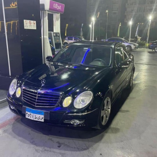 مرسيدس E 280 2008 أسود أوتوماتيك مستعملة للبيع في العاشر من رمضان