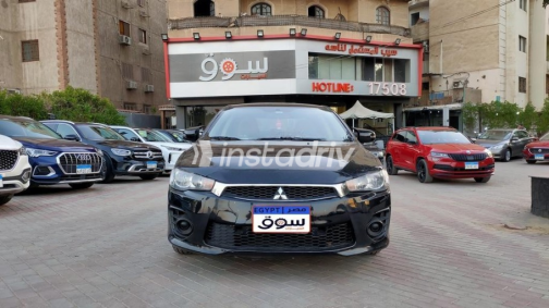 Mitsubishi Lancer 2018 Black Automatic Used for Sale in Maadi - 1