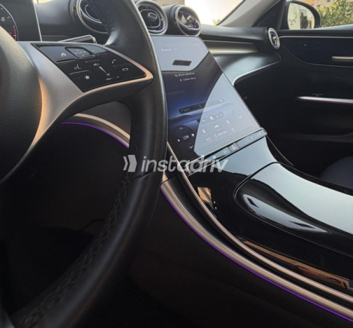 Mercedes C 180 2022 Black Automatic Used for Sale in Sheikh Zayed City - 10